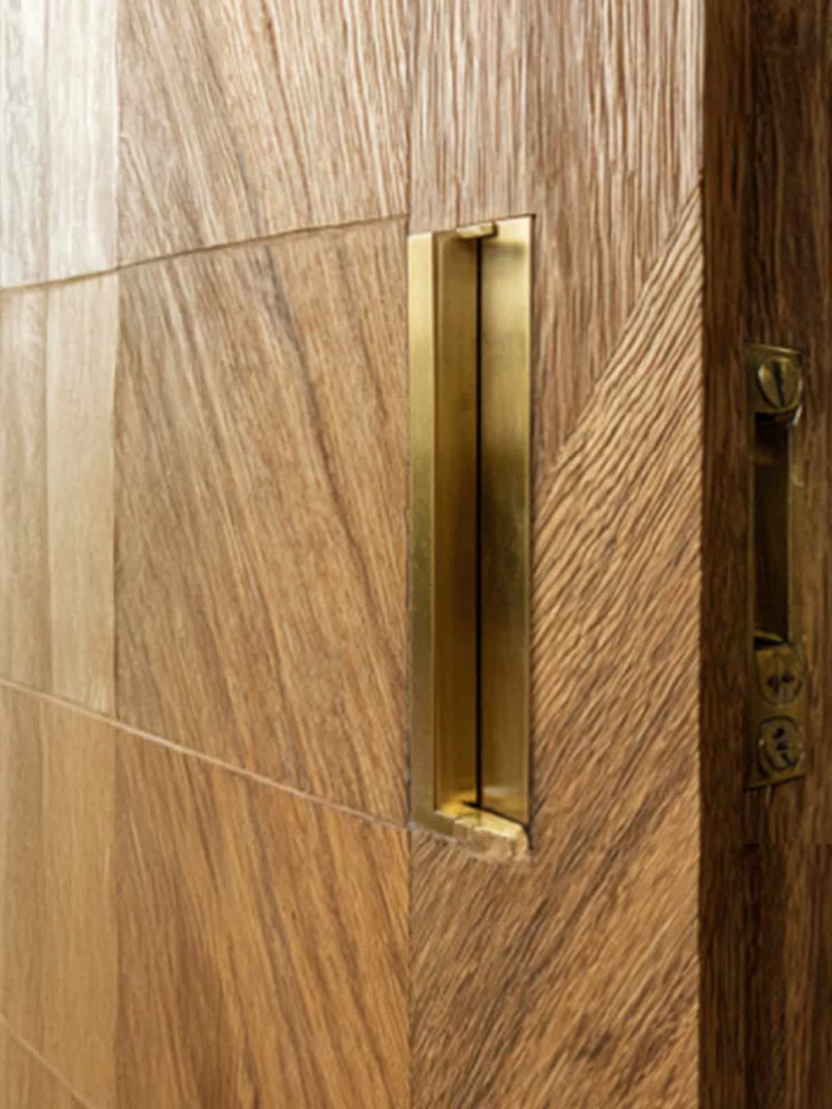 Detailed bespoke oak door Bristol