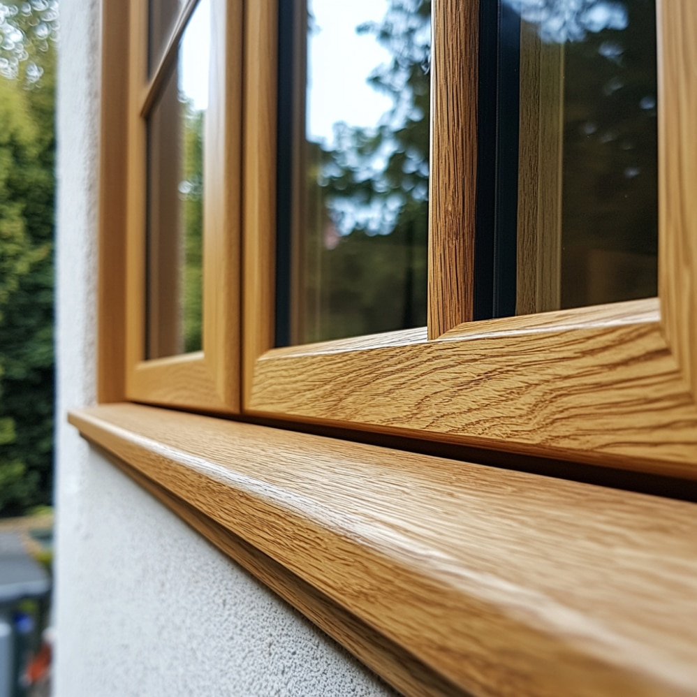 Oak hardwood bespoke windows